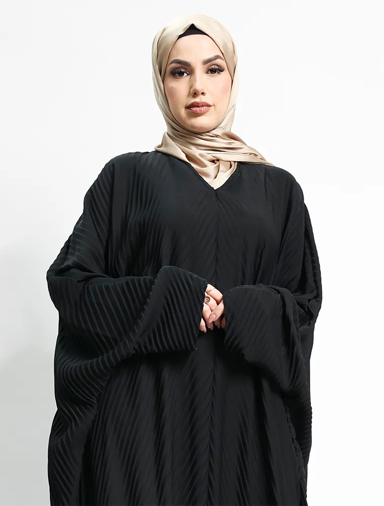 Green Pleated Batwing